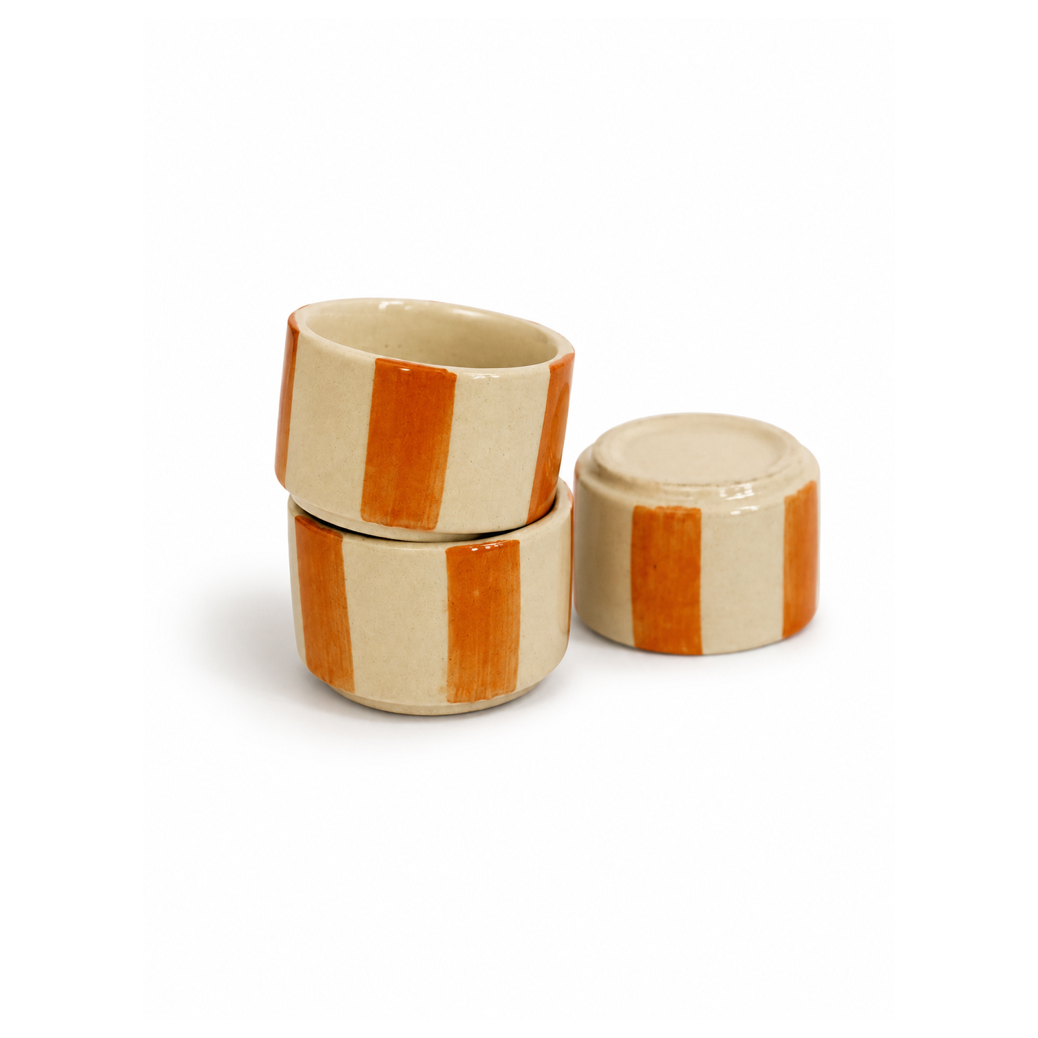 Striped Ramekin Set