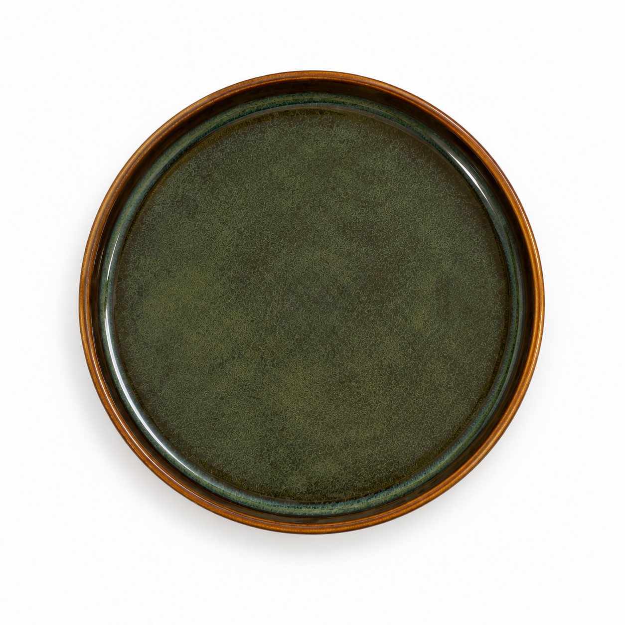 Deep Olive Dinner Plate